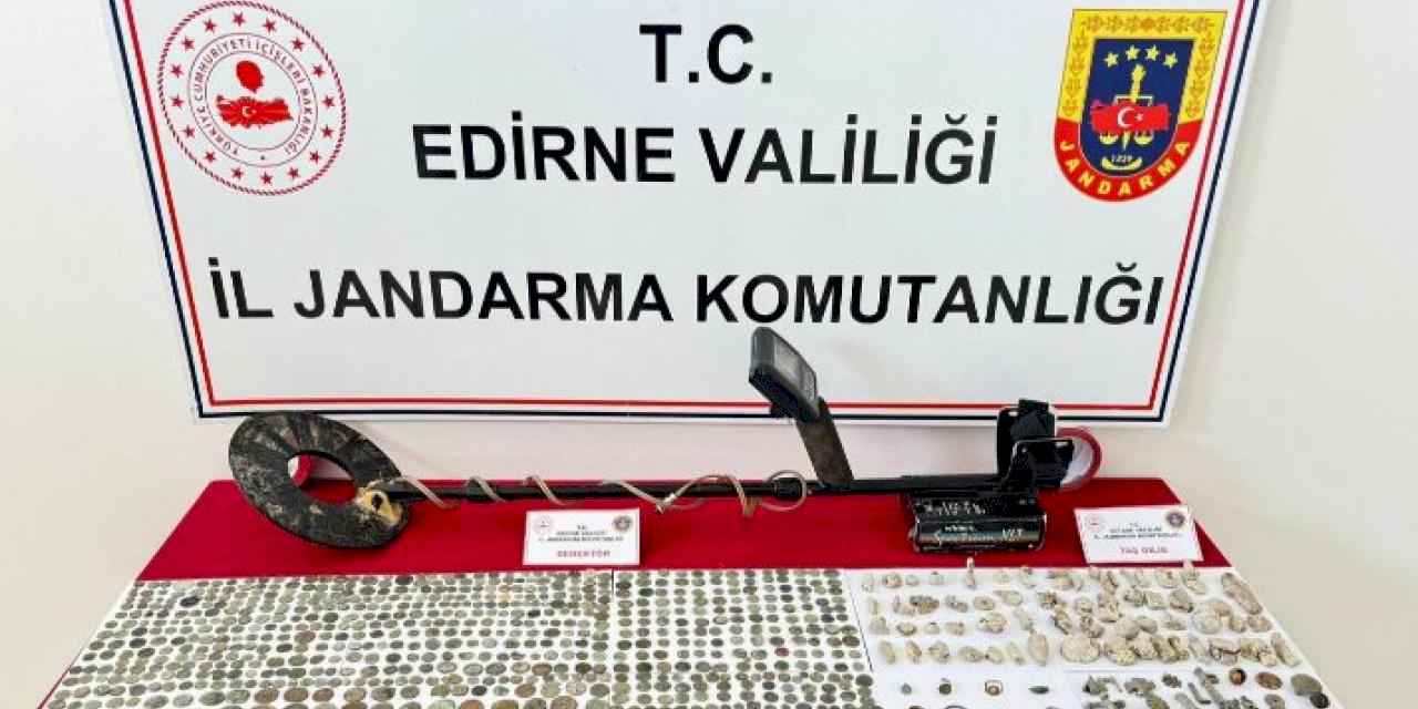 İpsala’da 1085 tarihi eser ele geçirildi