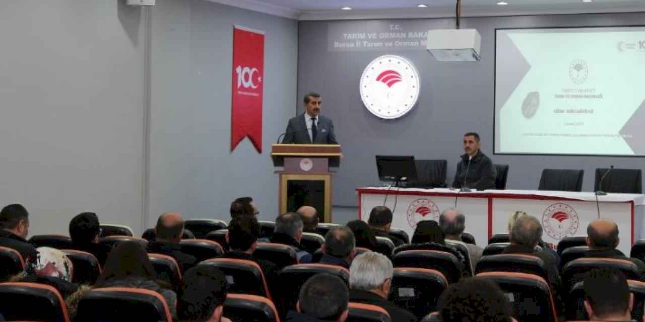 Bursa'da süne zararlısıyla mücadele eğitimi