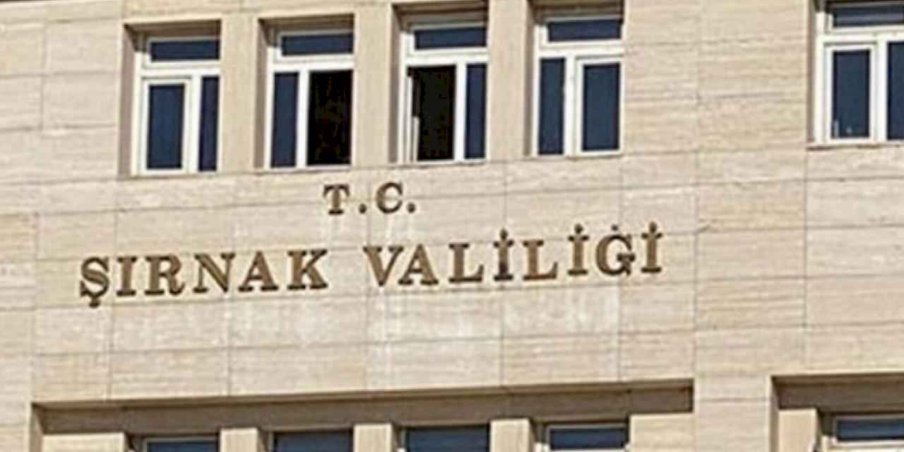 Şırnak Valiliği duyurdu... 15 gün yasak!