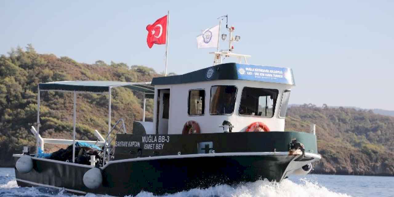 Muğla'da atık alım tekneleri sezona hazır