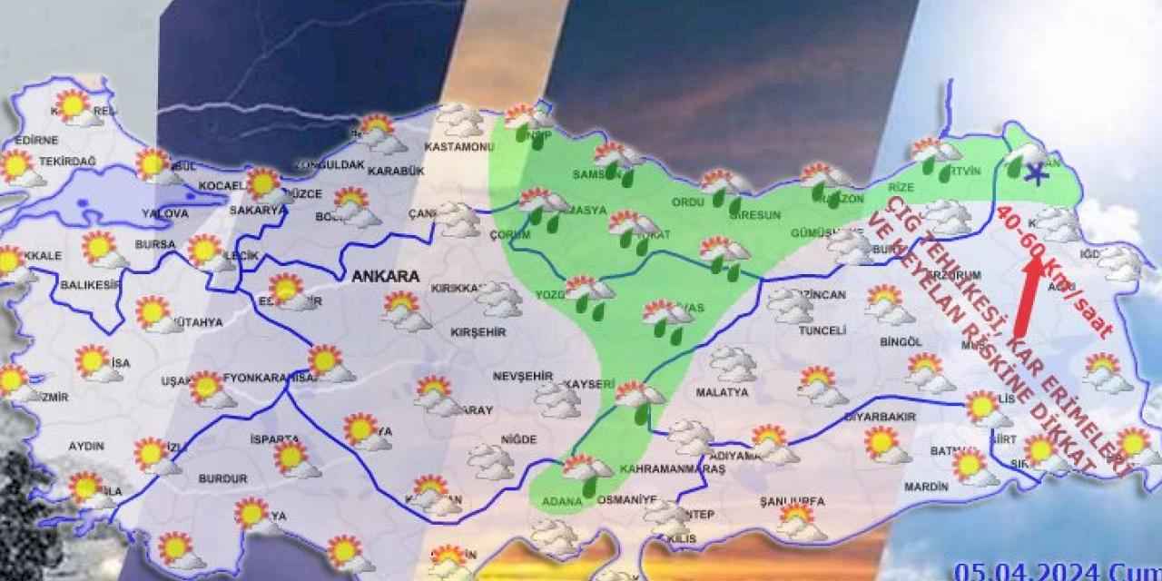 Türkiye'de dört mevsim bir arada