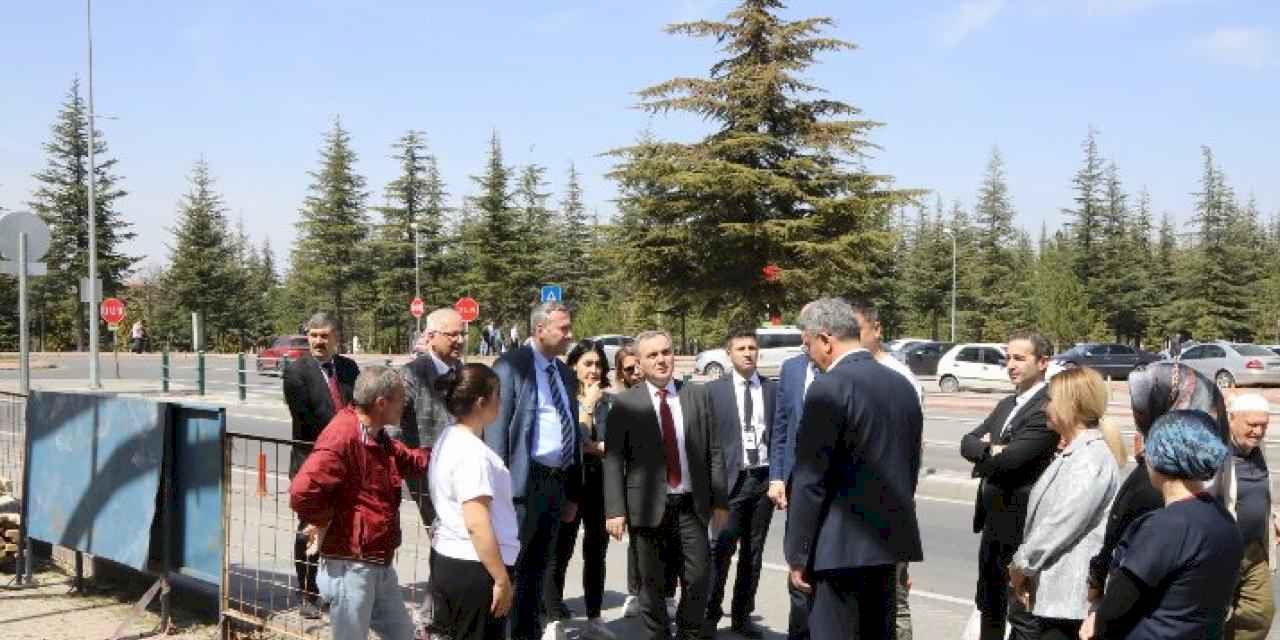 Erciyes Üniversitesi’nde yapımı devam eden projeler hayata geçiriliyor