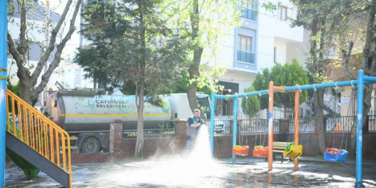 Çayırova'da bayram için saha çalışması