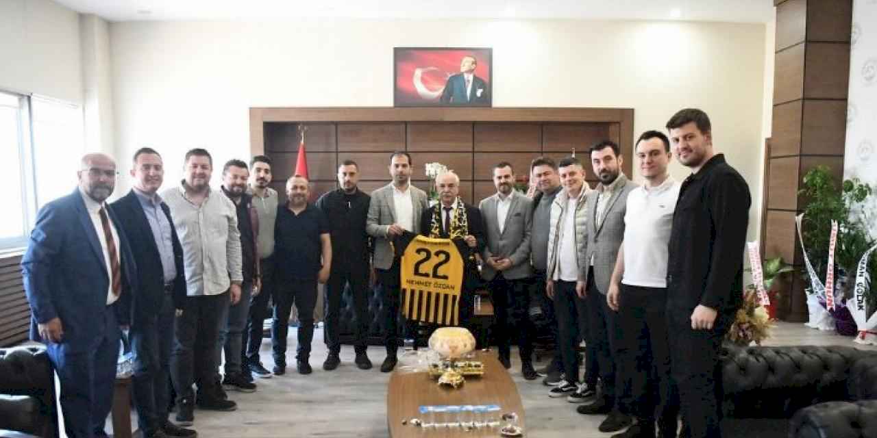 Keşanspor yönetiminden Mehmet Özcan’a ziyaret