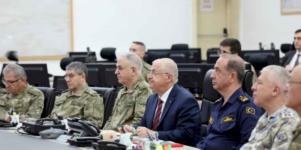 Bakan Güler: Başarılı operasyonlarla teröre ağır darbe vuruldu