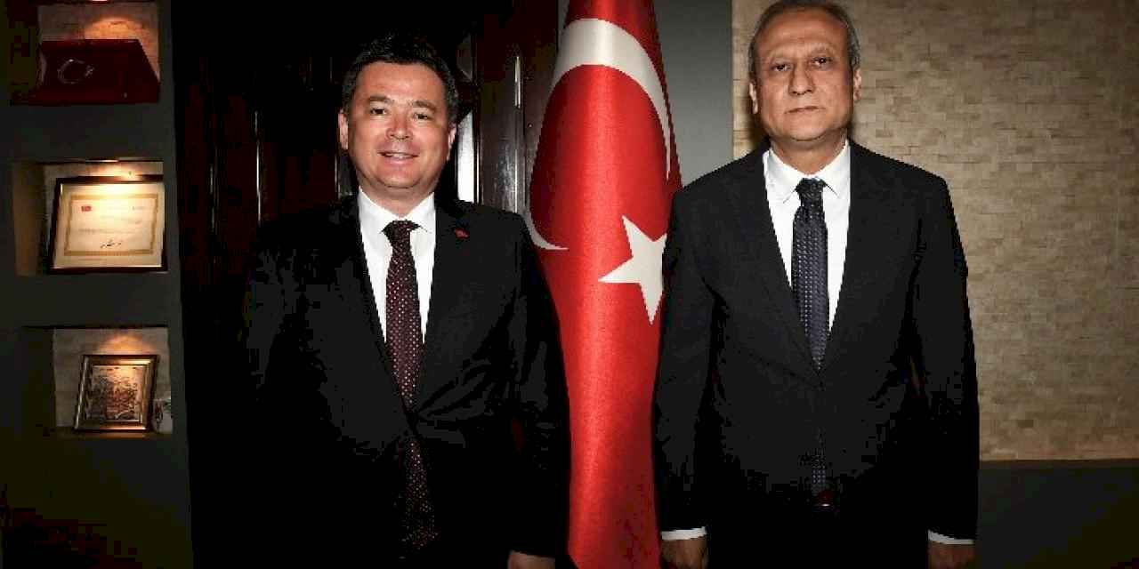 Başkan Erkan  Aydın ilk resmi ziyaretini gerçekleştirdi