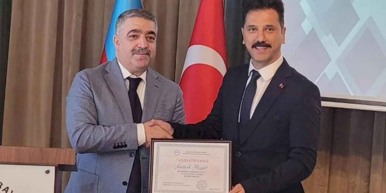 Azerbaycan Cumhuriyeti Diaspora Bakanlığı'ndan Başkan Hoşgül'e teşekkür