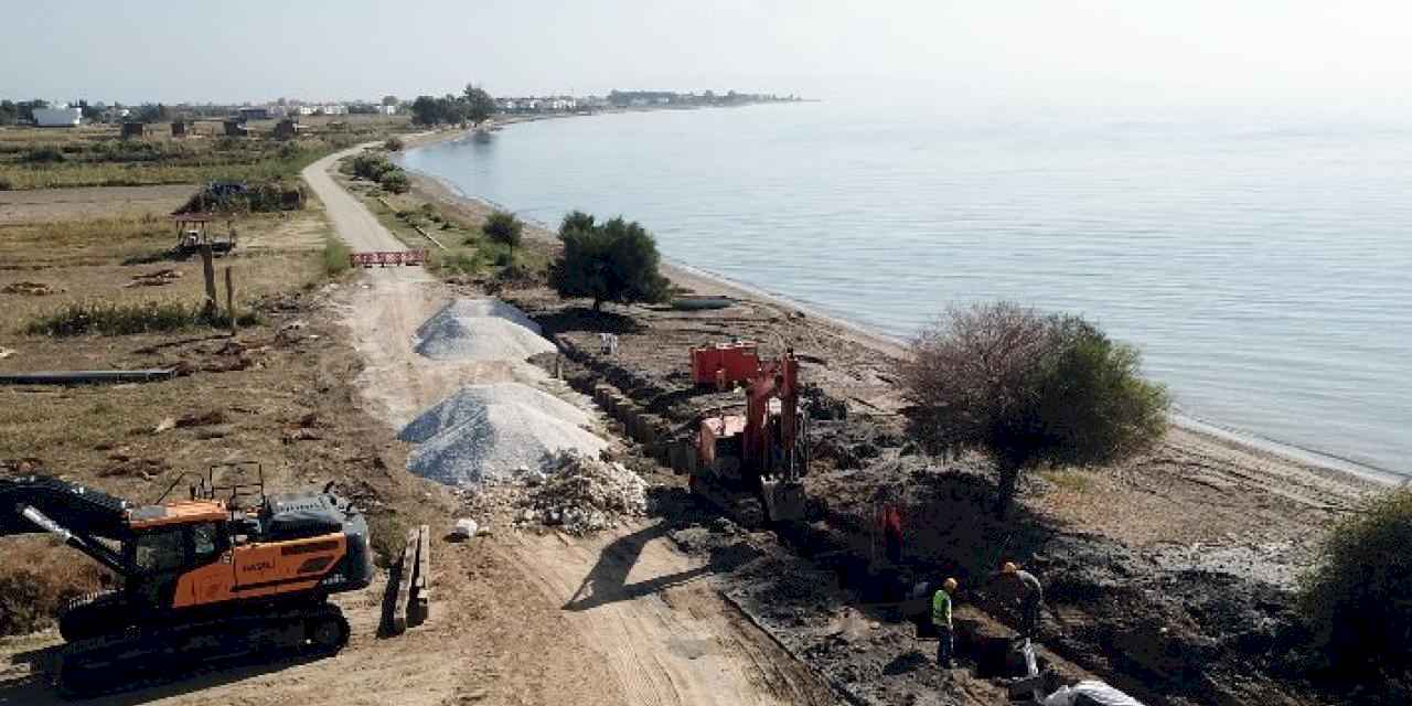 Ören kanalizasyon çalışmasında 25 bin metre tamamlandı