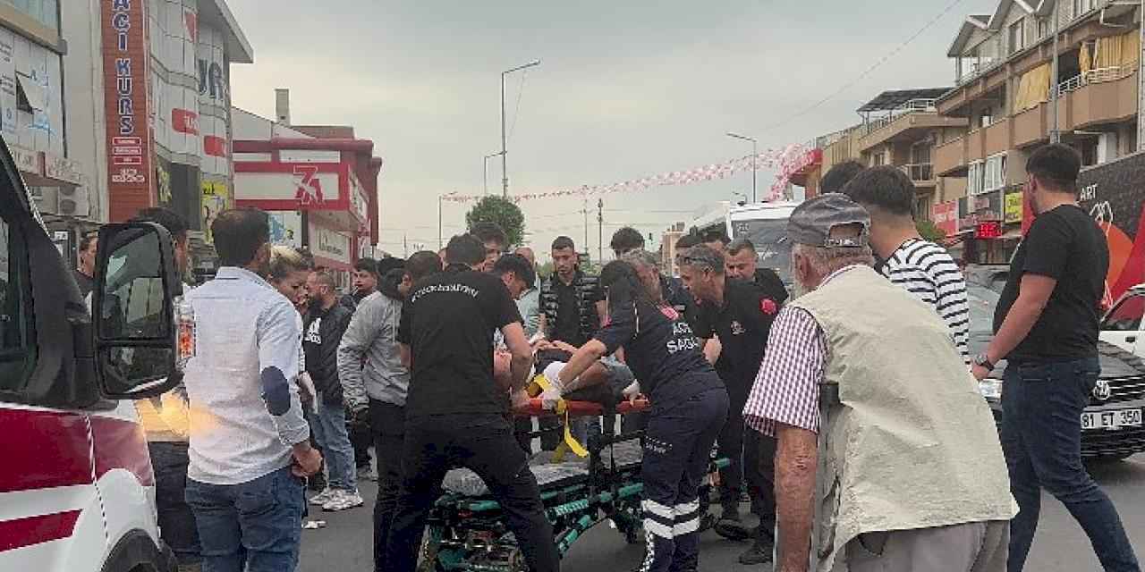 Düzce'de otomobil yayaya çarptı: 1 yaralı