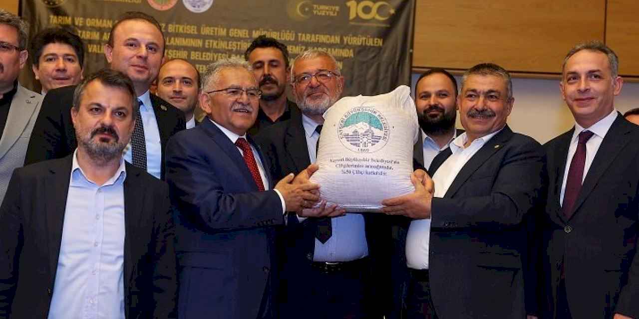 Başkan Büyükkılıç’tan çiftçiye 18 milyon TL'lik destek