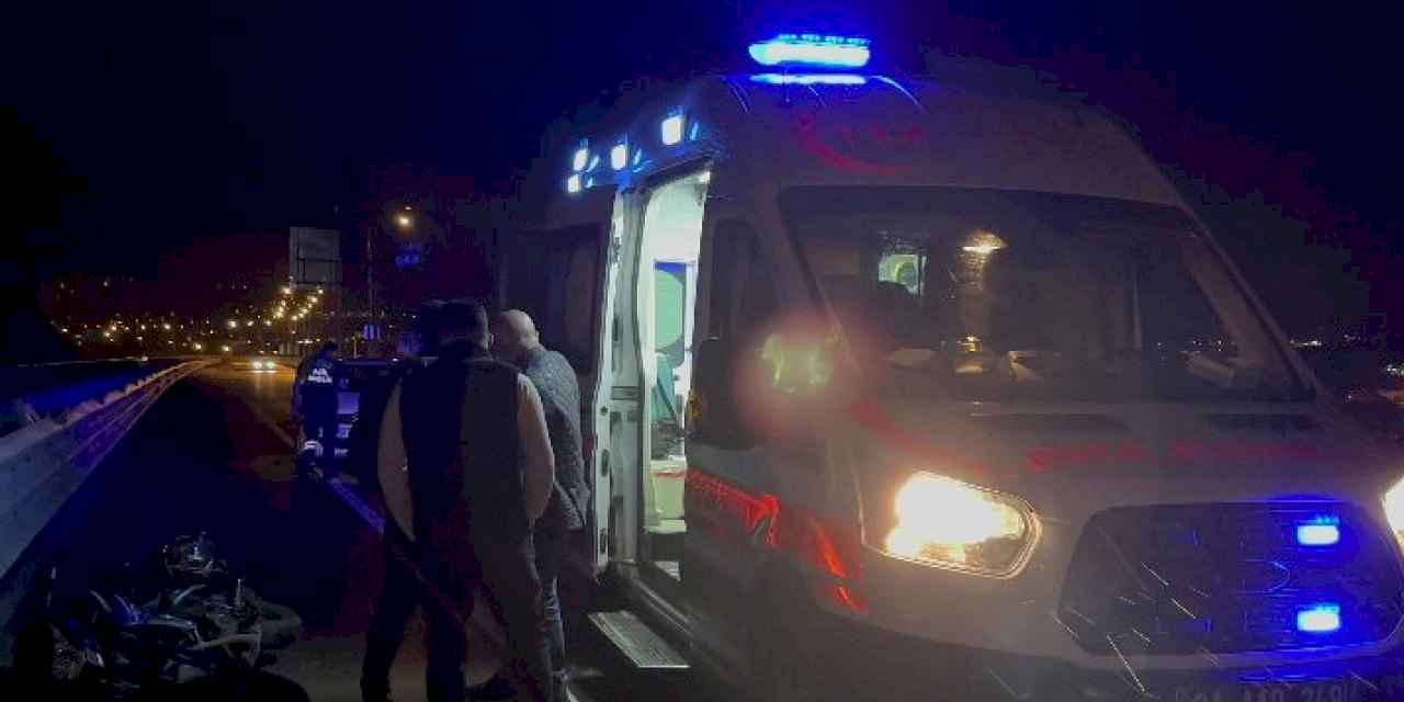 Düzce'de otomobil motosiklete çarptı: 2 yaralı