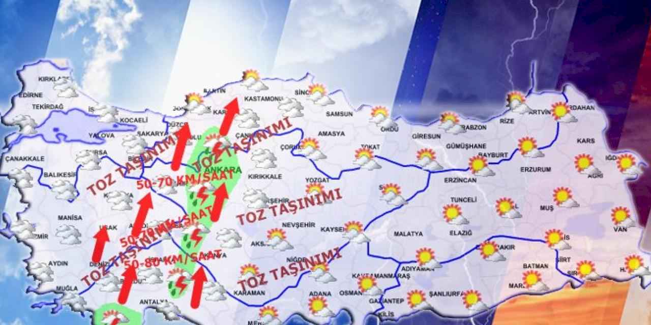 Yurtta bugün hava nasıl olacak?