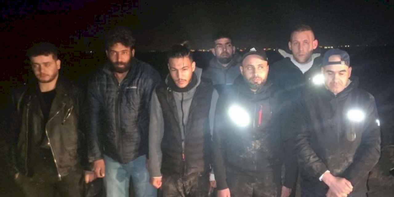 Edirne'de 7 düzensiz göçmen yakalandı
