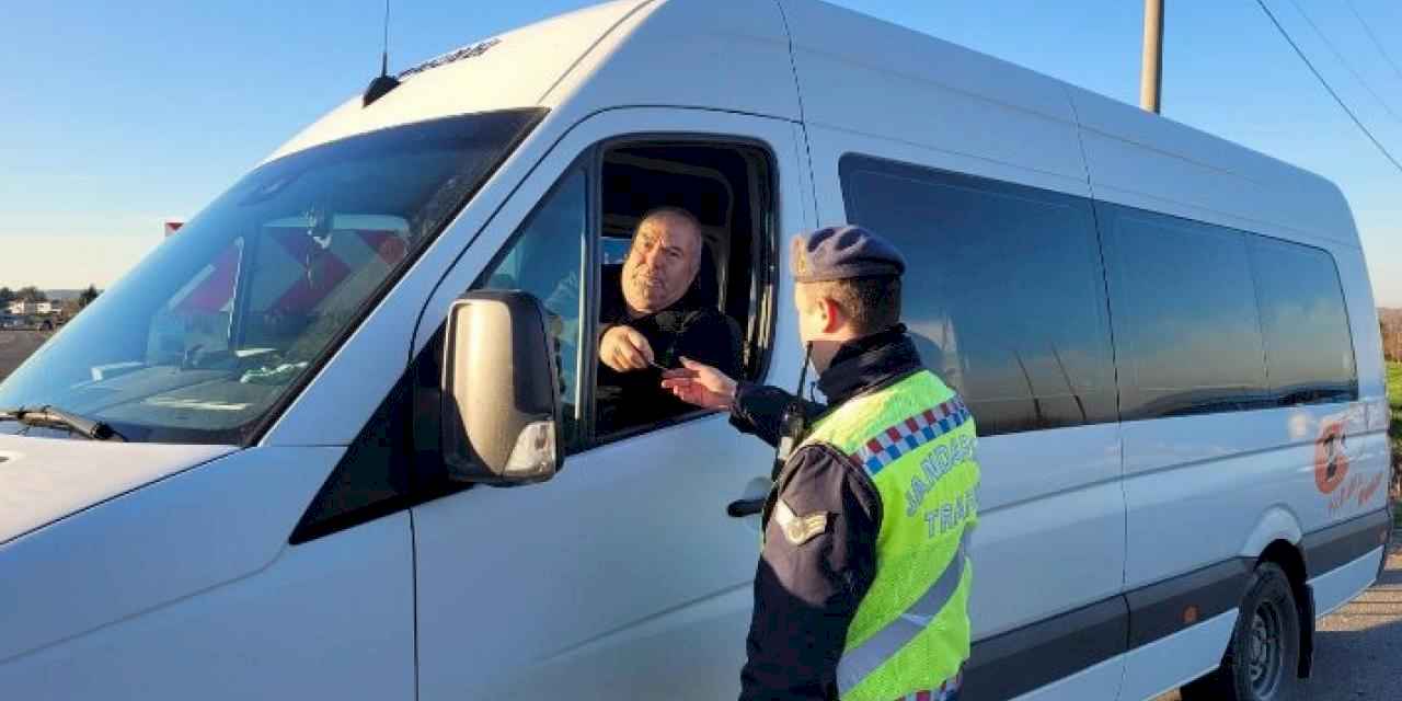 Keşan'da okul servisleri denetlendi