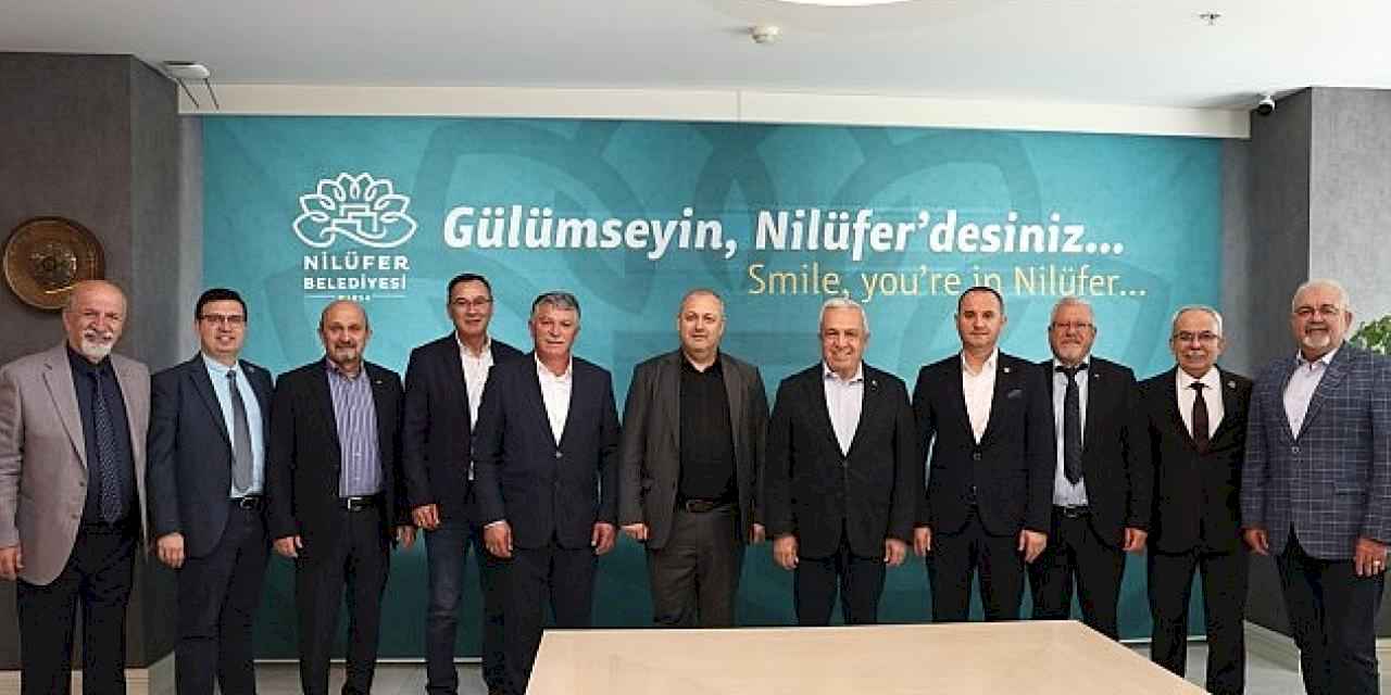 Kardeş kent Ardino'dan Başkan Özdemir'e 'Hayırlı olsun' ziyareti