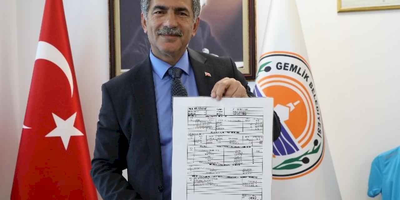 Bursa Gemlik'te Başkan deviren mal varlığını açıkladı