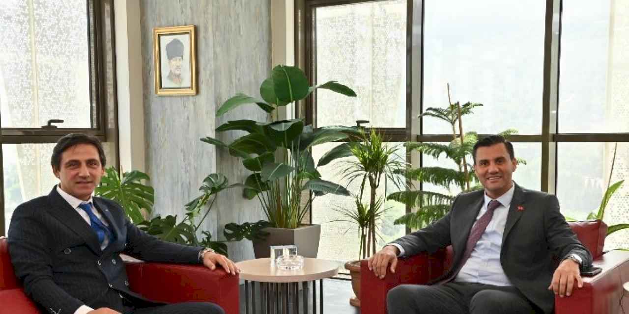 Başkan Ferdi Zeyrek, Başkan Daban’ı konuk etti