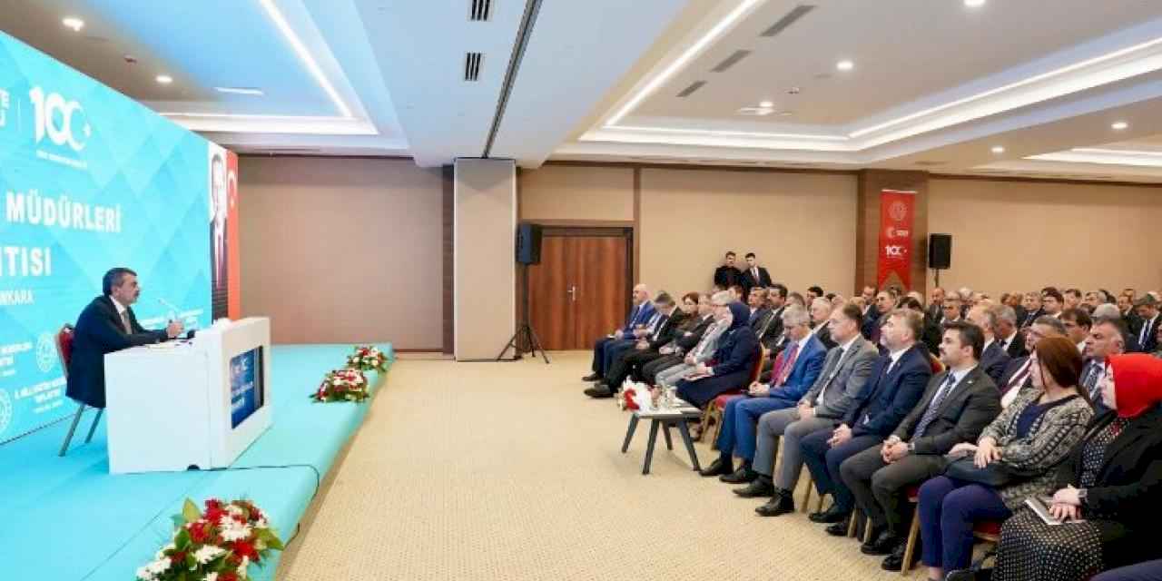 81 ilin Milli Eğitim Müdürleri Ankara'da