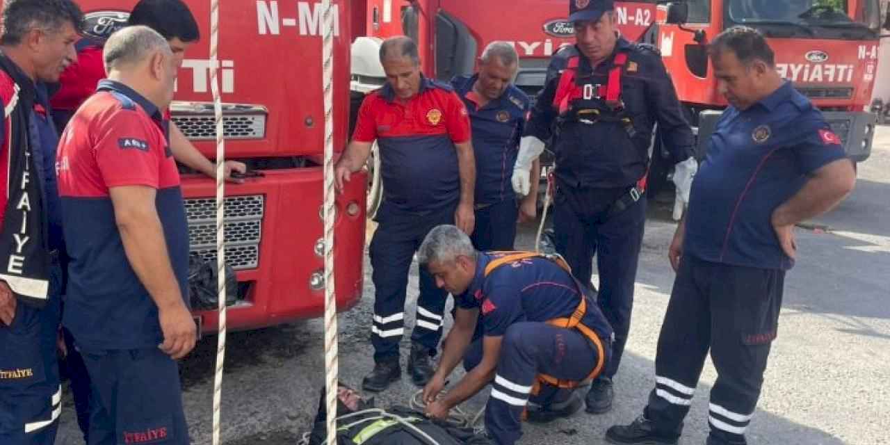 Mardin'de uygulamalı itfaiye eğitimi verildi