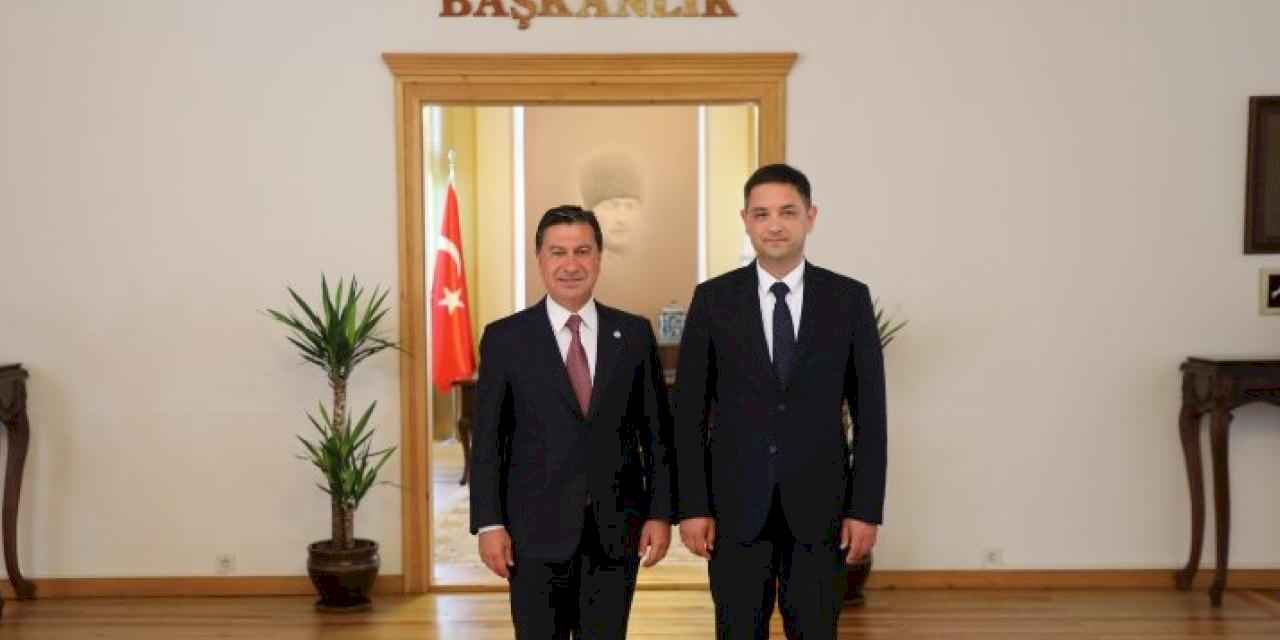 Ukrayna Antalya Konsolosu’ndan Başkan Aras’a ziyaret