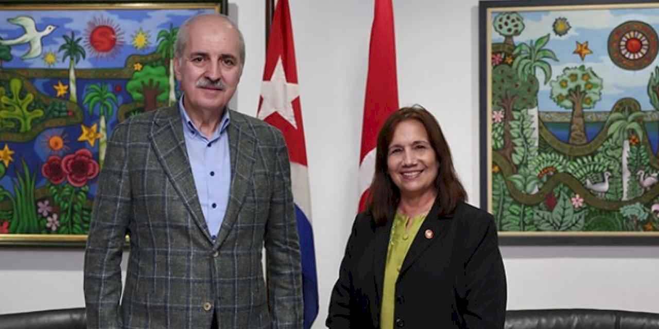 TBMM Başkanı Kurtulmuş Havana'ya geçti