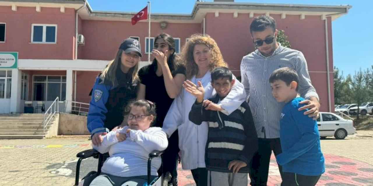 Keşan emniyeti özel çocukları ziyaret etti