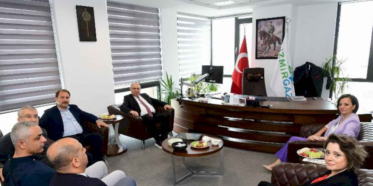 Başkan Kınay’dan İZMİRGAZ ziyareti