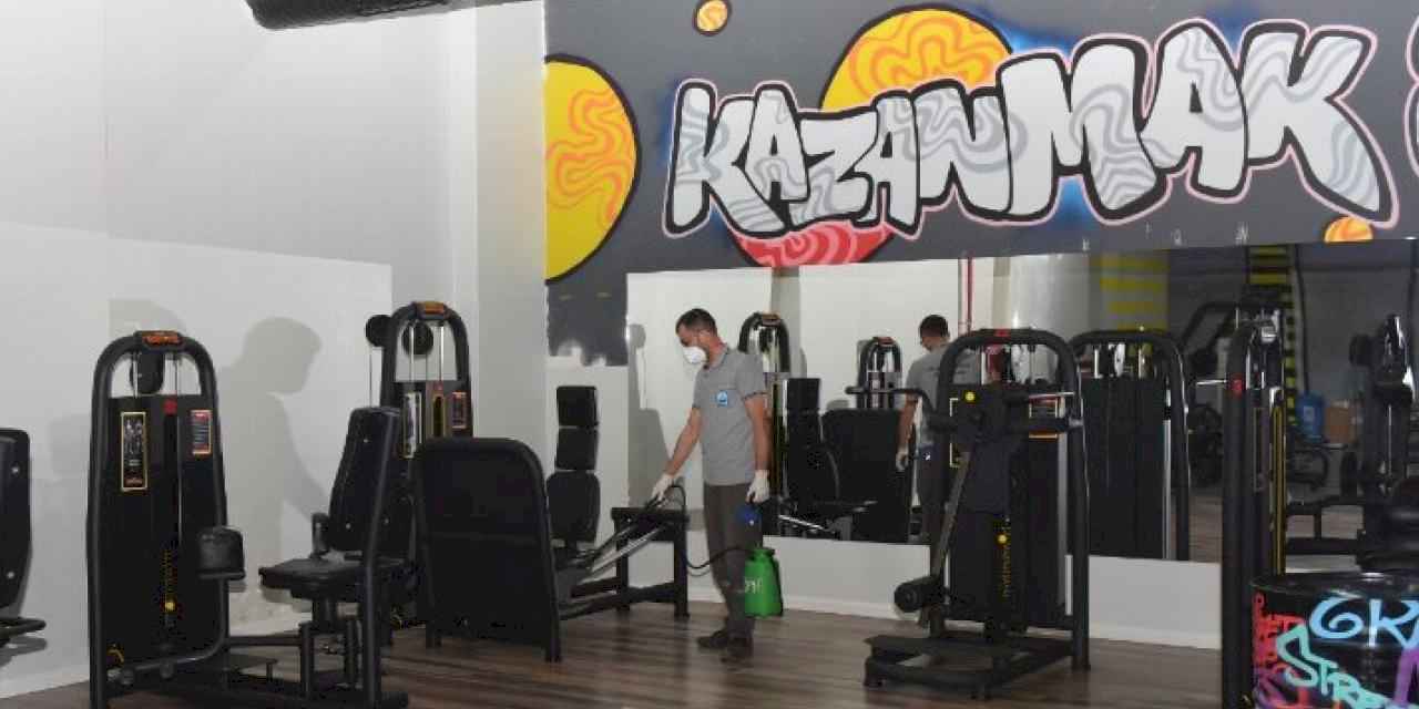 Yıldırım'da Kadın Spor Merkezi ilaçlandı