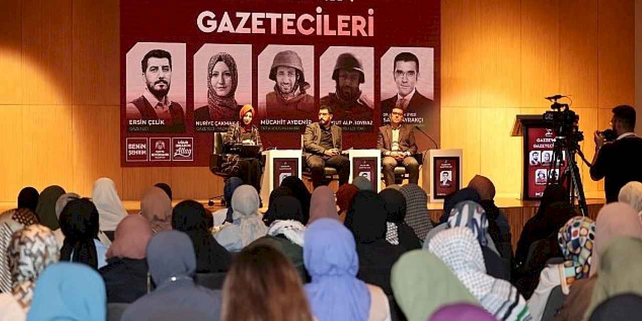 Konya Büyükşehir Çatısı Altındaki Kudüs Çalışma Grubu "Gazze'nin Gazetecileri" Konferansı Düzenledi