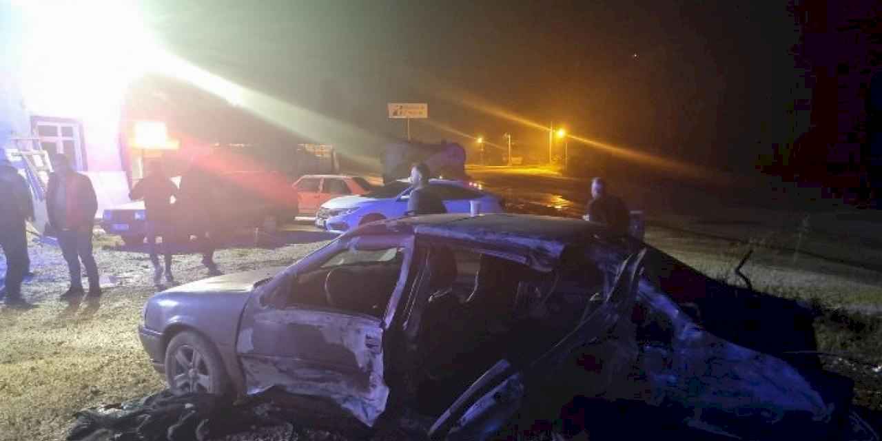 Düzce Yığılca'da trafik kazası: 1 ölü, 4 yaralı!