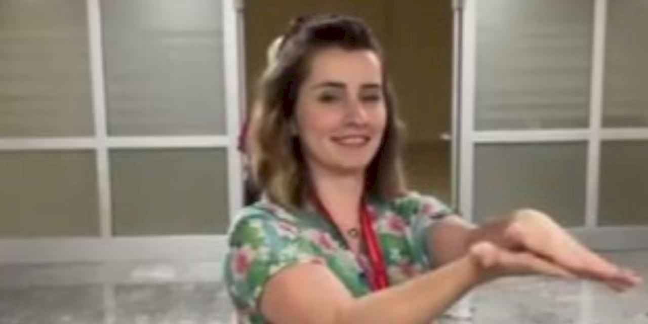 Mudanya'da hastane çalışanlarından 'el hijyeni'ne özel akım videosu