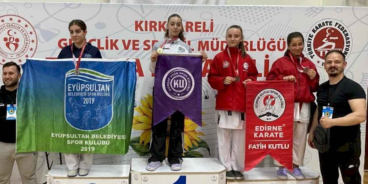 Edirne temsilcisine karatede 8 madalya!