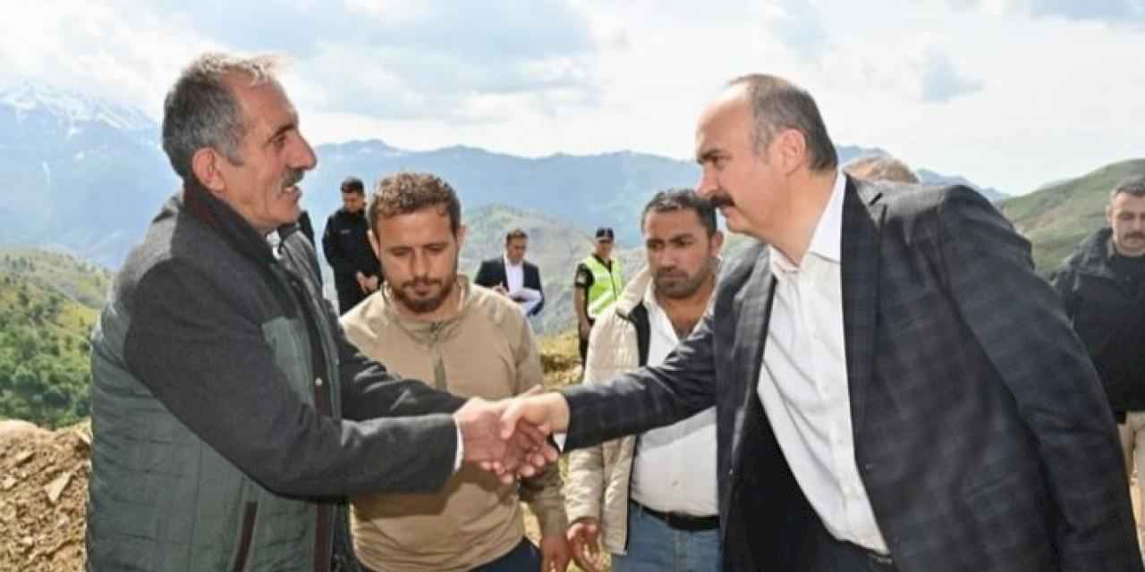 Batman'da Vali Canalp'tan Sason kırsalına ziyaret