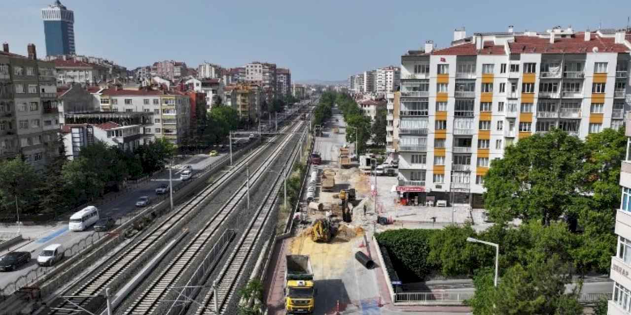 KOSKİ'den Banliyö Hattı güzergahında deplase çalışmaları