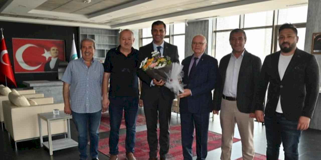 Halil Kırlı ve yönetiminden Başkan Zeyrek’e ziyaret