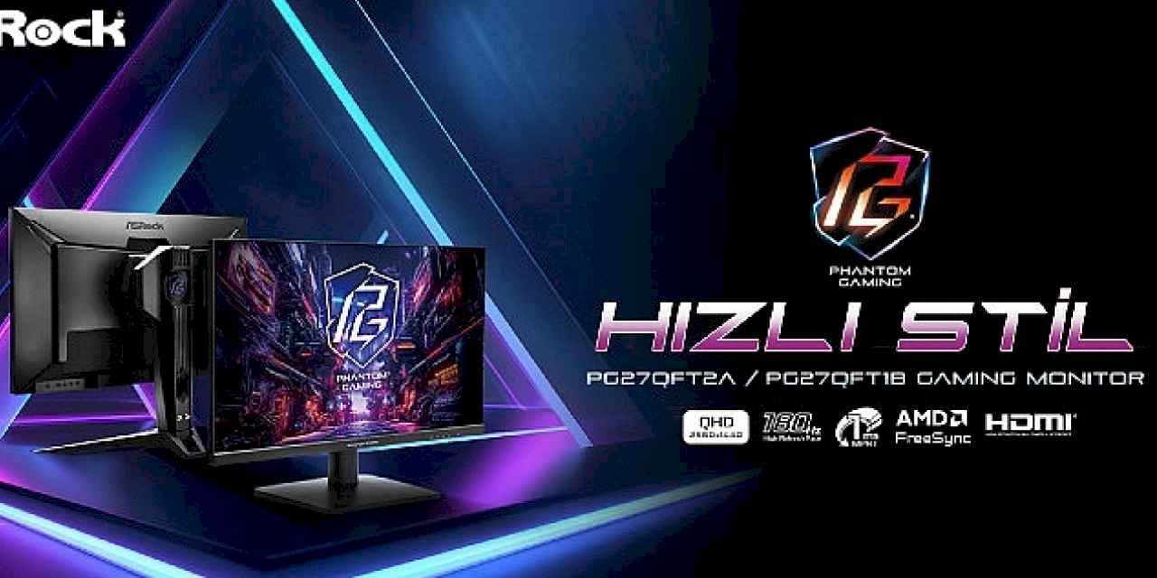 ASRock Yeni 180Hz Yenileme Hızına Sahip Monitörlerini Duyurdu!