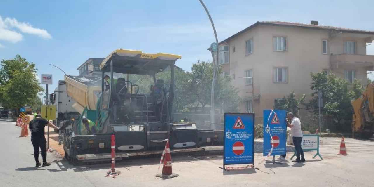 Derince Ertuğrul Gazi Bulvarına üstyapı