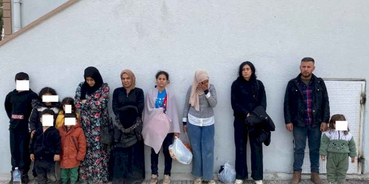 İki operasyonda 19 göçmen yakalandı
