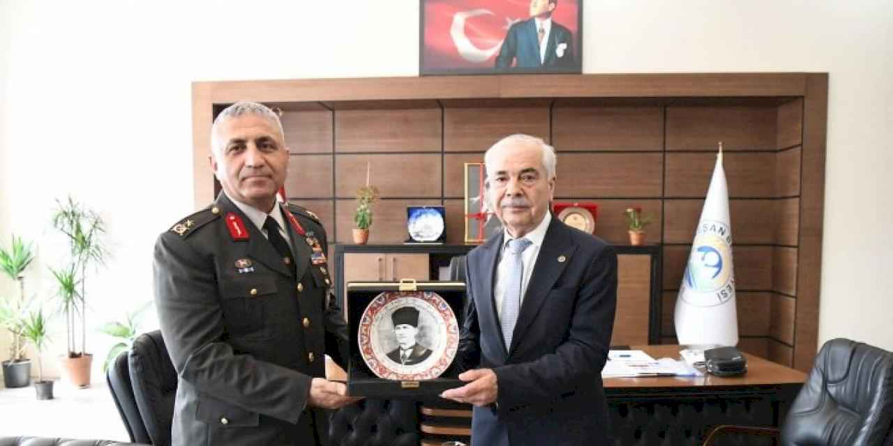 Tugay Komutanı Erhan Akgül’den Mehmet Özcan’a ziyaret