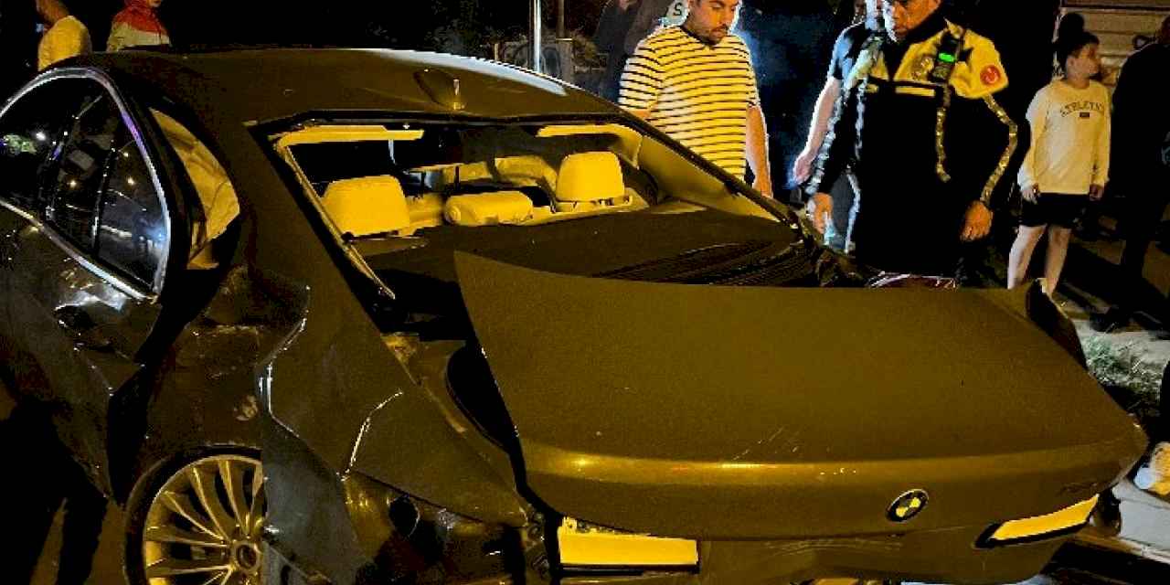 Düzce'de drift kazayla sonuçlandı!