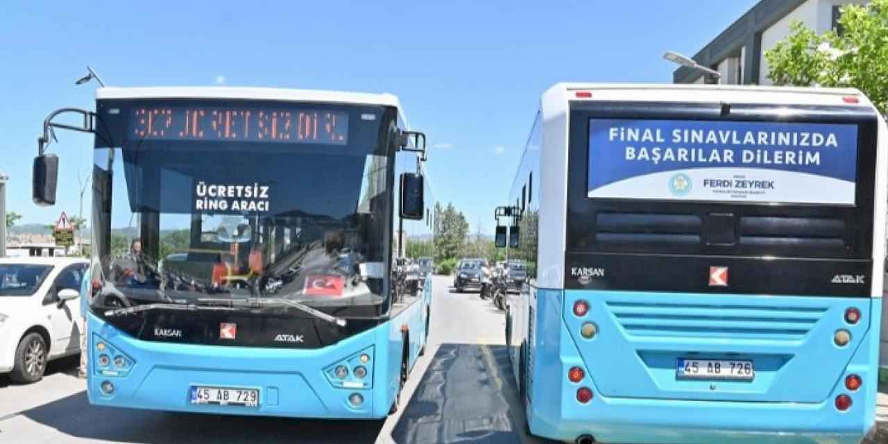 Manisa'da üniversiteliler için ücretsiz 'ring'ler başladı