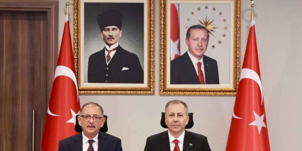 Yerlikaya ve Özhaseki kıyı şeridindeki illerin valileri ile buluştu