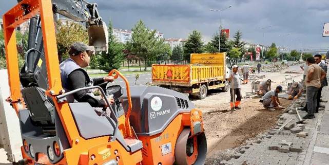 Nevşehir'de belediye ekiplerinden yoğun mesai