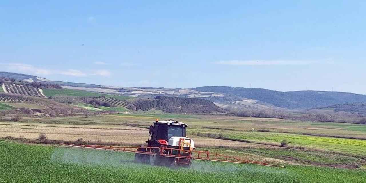 Bursa Mudanya'da süneyle kimyasal mücadele başladı
