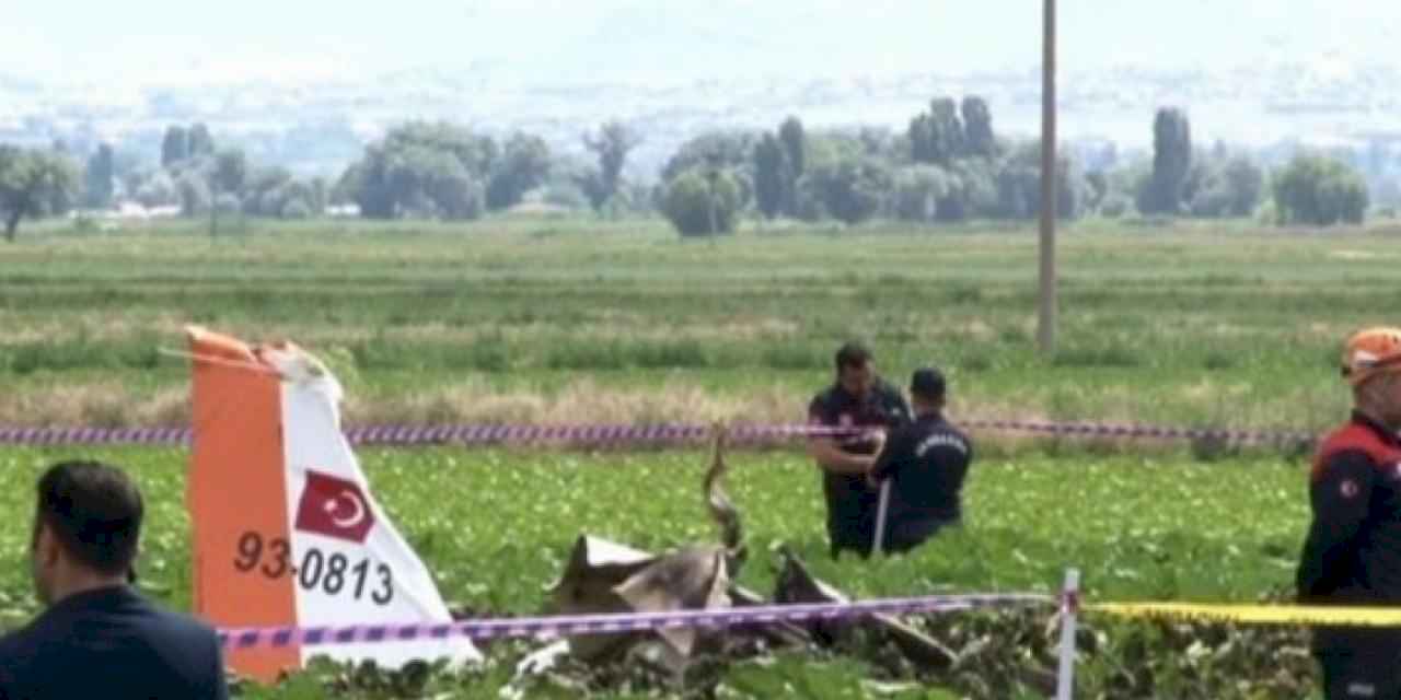 Kayseri'de uçak kazası