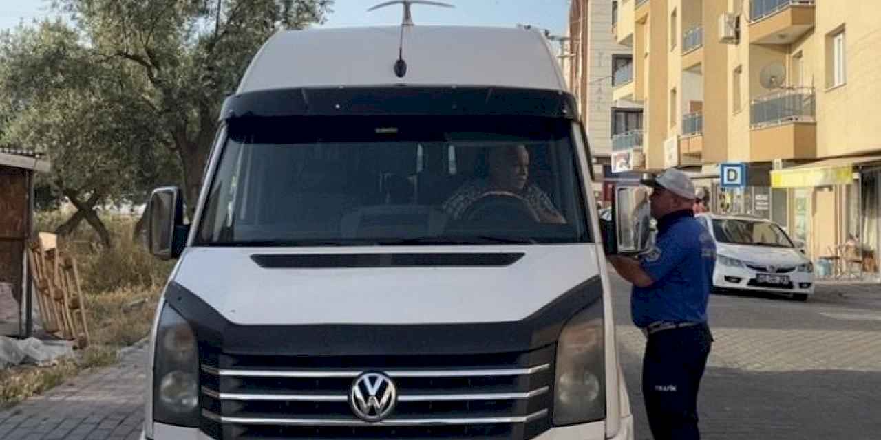 Manisa'da korsan taşımacılığa denetim