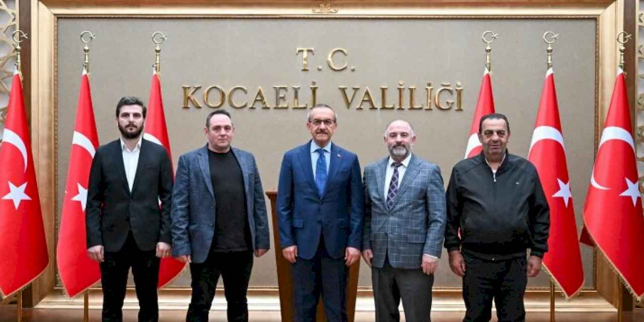 Gebze Trabzonlular Derneği'nden Kocaeli Valisi'ne ziyaret