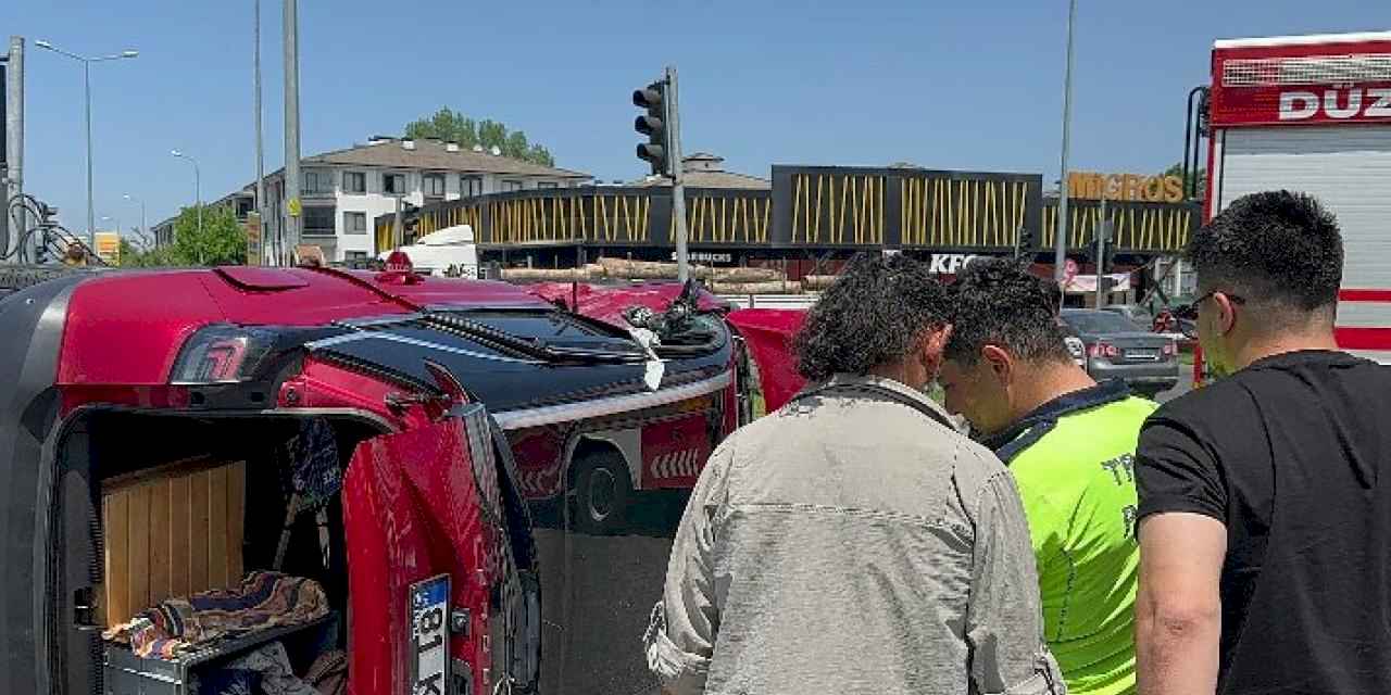 Düzce'de trafik kazası: 5 yaralı