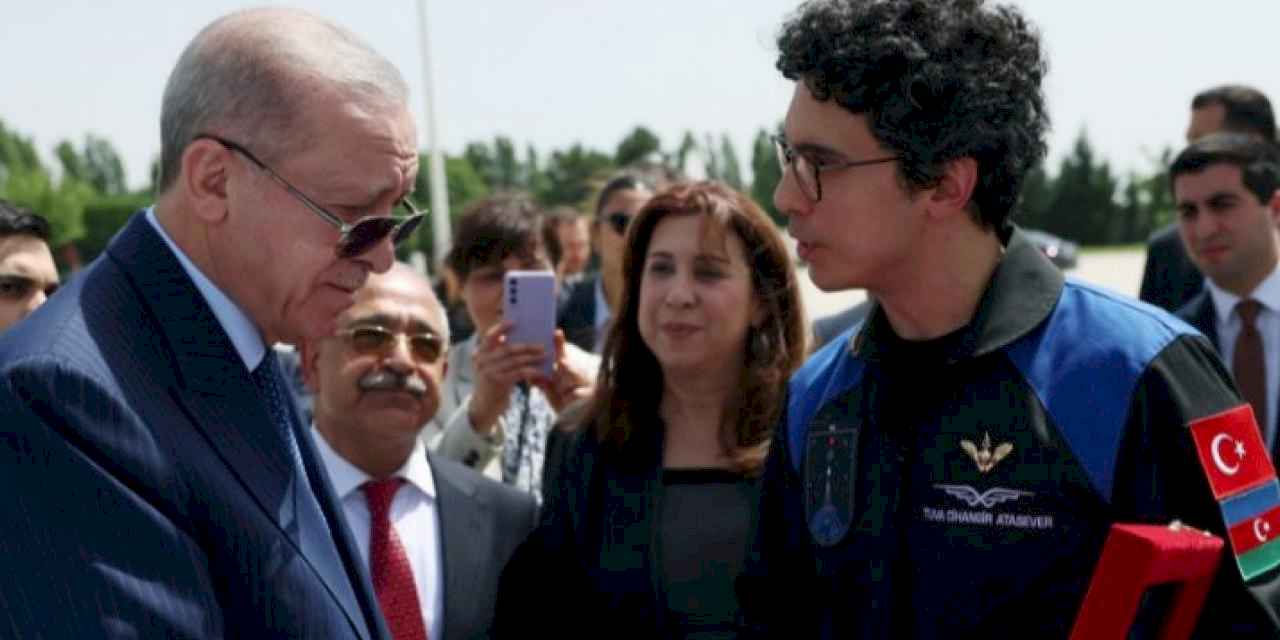 Cumhurbaşkanı Erdoğan, Türkiye’nin ikinci astronotu Atasever ile görüştü