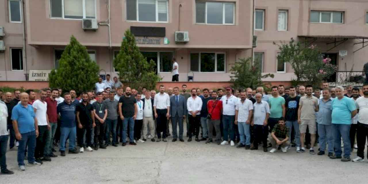 İzmit Belediyesi Fen İşleri ailesi bayramlaştı